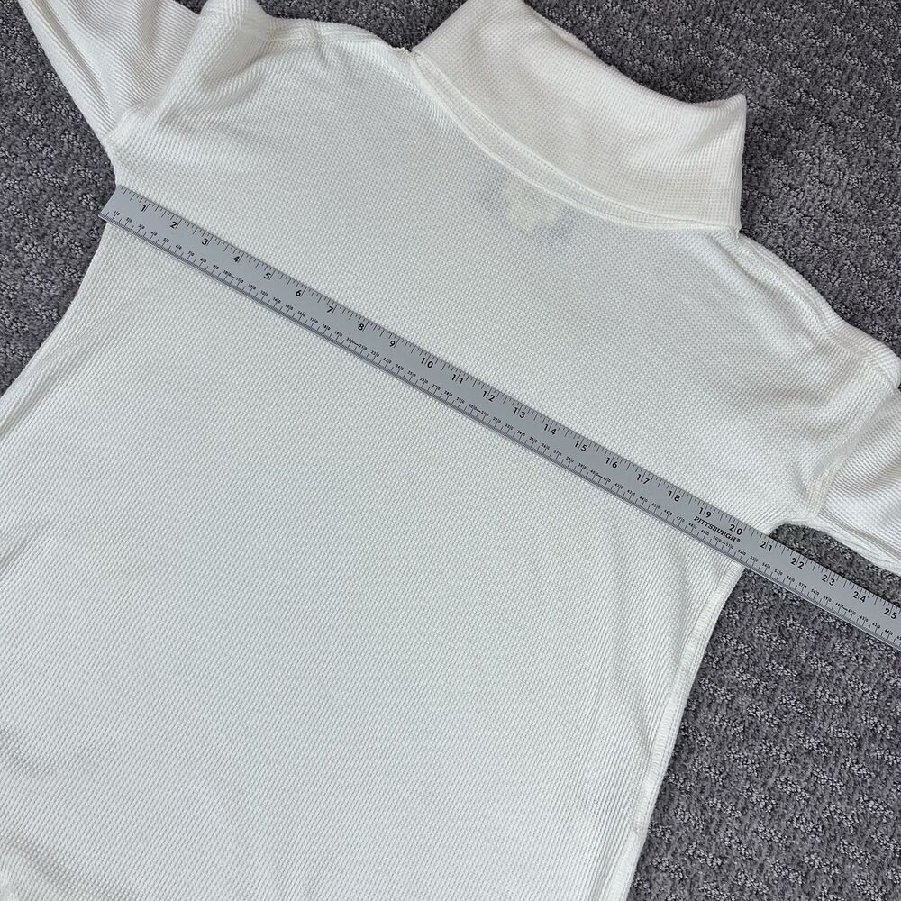 Anthropologie Maeve Shirt Women Extra Small Ainsley Thermal Turtleneck Top Boho - Picture 7 of 11